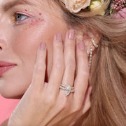 5.0 CT Marquise Lab Grown Diamond Hidden Halo & Pave  Engagement Ring-custom listing for -Delois