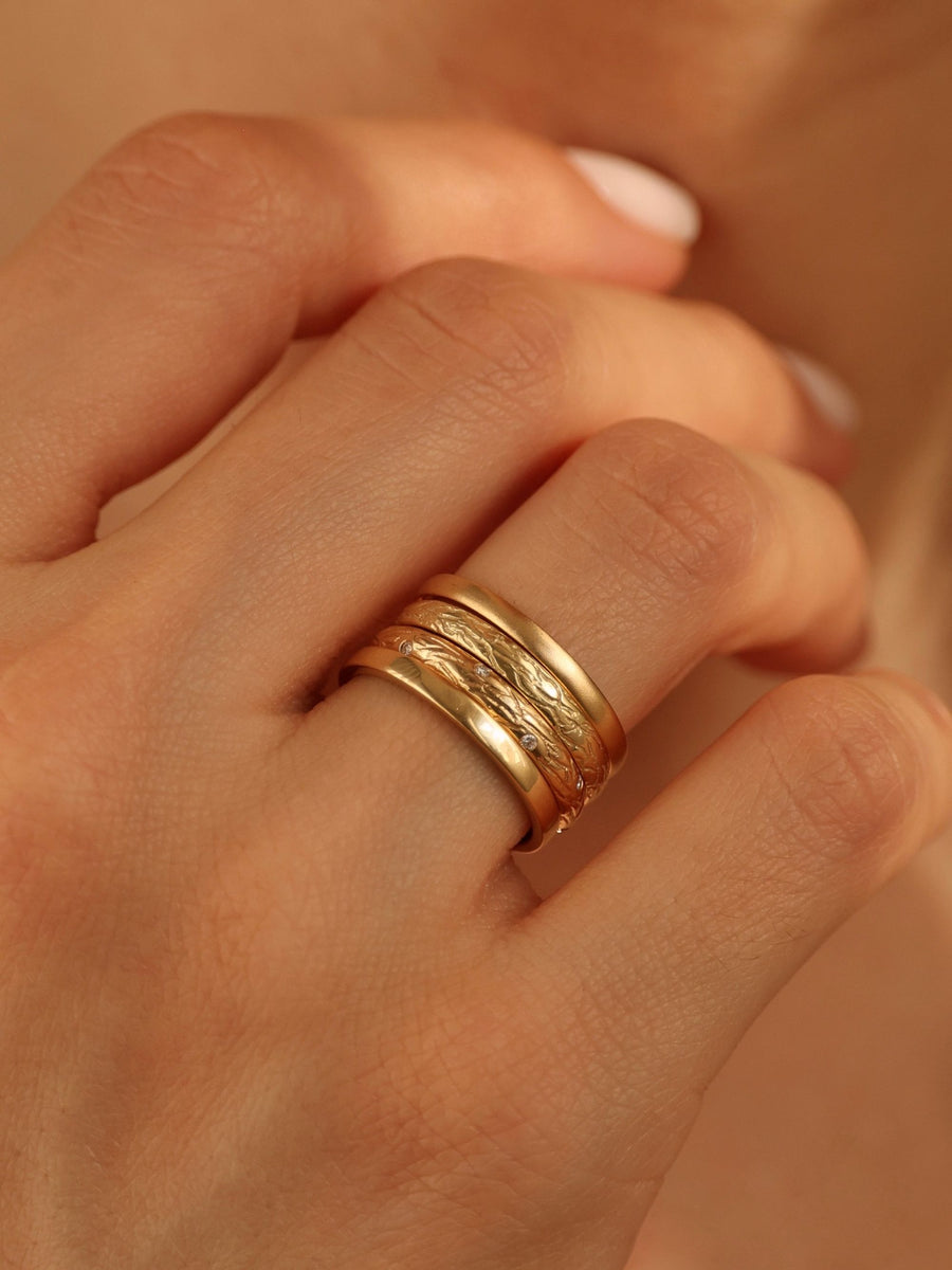 Textured Wedding Band