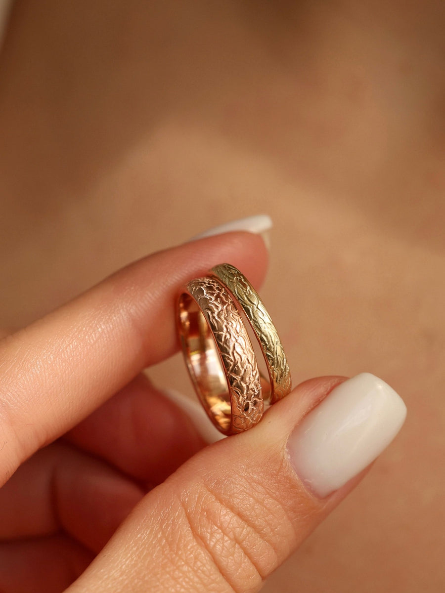 Textured Wedding Band