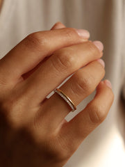 Plain Curved Wedding Band
