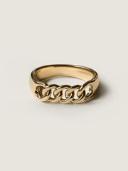 Chain Plain Style Wedding Band