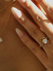 Plain Curved Wedding Band