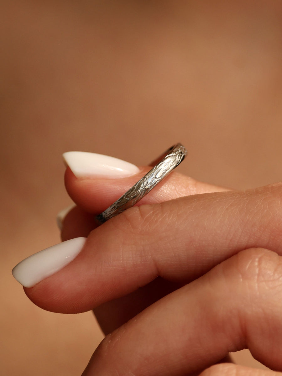 Textured Wedding Band