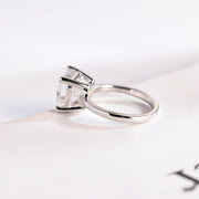 3.0 CT Cushion Cut solitaire Moissanite Engagement Ring