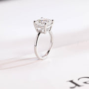 3.0 CT Cushion Cut solitaire Moissanite Engagement Ring