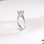 2.0 CT Round Cut solitaire Moissanite Engagement Ring