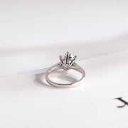 2.0 CT Round Cut solitaire Moissanite Engagement Ring