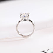 3.0 CT Cushion Cut solitaire Moissanite Engagement Ring