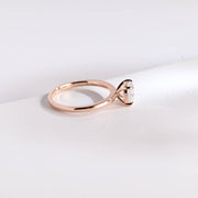 1.0 CT Cushion Cut solitaire Moissanite Engagement Ring