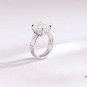 3.0 CT Emerald Cut solitaire Moissanite Engagement Ring