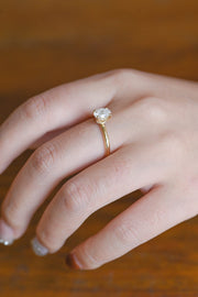 3.4 CT Oval Cut Hidden Halo Moissanite Engagement Ring