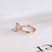 2.0 CT Trillion Cut solitaire Moissanite Engagement Ring