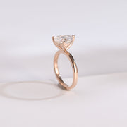2.0 CT Trillion Cut solitaire Moissanite Engagement Ring
