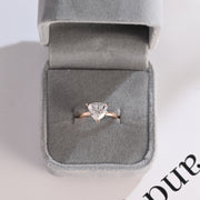 2.0 CT Trillion Cut solitaire Moissanite Engagement Ring