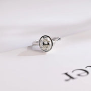 3.0 CT Oval Cut Bezel solitaire Moissanite Engagement Ring