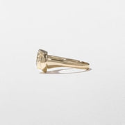 1.0- 3.0 CT Round Lab Grown Diamond Bezel Style Engagement Ring