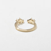 0.46TCW Baguette Shape Open Wedding Band