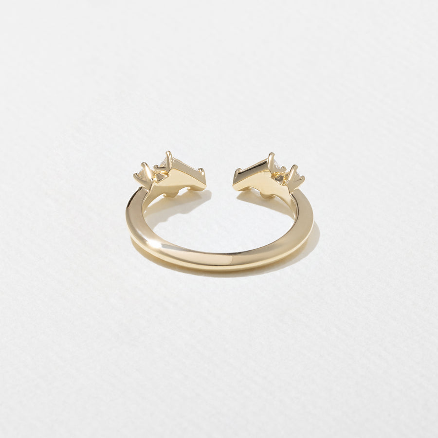 0.46TCW Baguette Shape Open Wedding Band