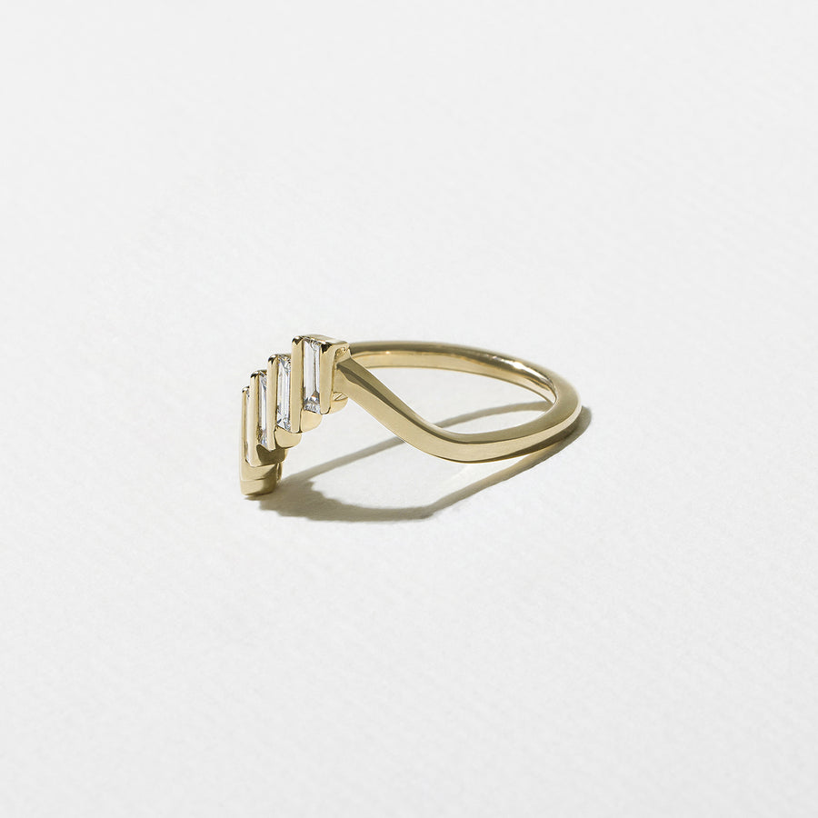 0.36 TCW Baguette Shape Minimalist Wedding Band