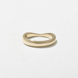 Plain solitaire Wedding Band