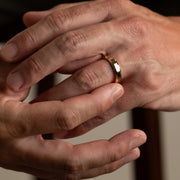 Polished Finish Style Men's Wedding Band.