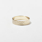 Men's Wedding Band with Beveled Edges