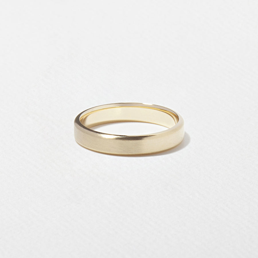Comfort-Fit Finish. Man's Wedding Band