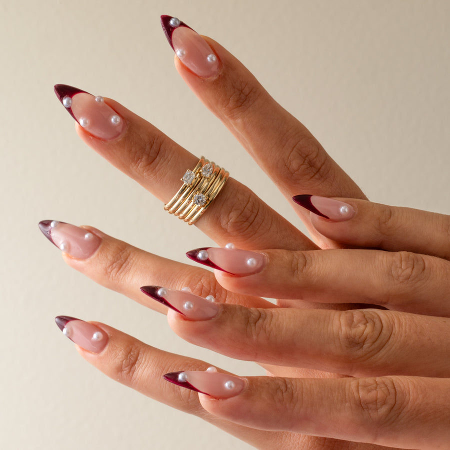 0.20 TCW Round Shape Minimalist Wedding Band