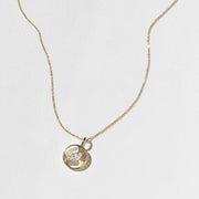 0.50 TCW Marquise Moissanite Diamond Unique Necklace