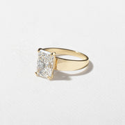 1.0-  3.10 CT Radiant Lab Grown Diamond Solitaire Engagement Ring