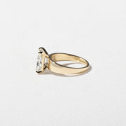 1.0-  3.10 CT Radiant Lab Grown Diamond Solitaire Engagement Ring