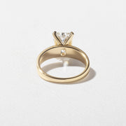 1.0-  3.10 CT Radiant Lab Grown Diamond Solitaire Engagement Ring