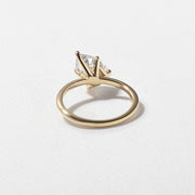 1.0- 3.0 CT Pear Lab Grown Diamond Solitaire Engagement Ring