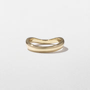 Plain Curved Wedding Band