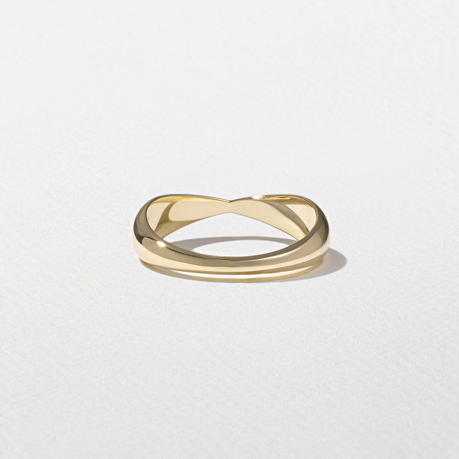 Unique Twisted Style Wedding Band