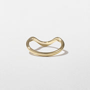 Plain Curved Wedding Band