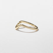 Plain Curved Wedding Band
