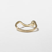 0.01 TCW Round Shape Twist with Pavé Wedding Band