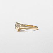 1.50- 3.50 CT Radiant Lab Grown Diamond Bezel Engagement Ring