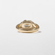 1.50- 3.50 CT Radiant Lab Grown Diamond Bezel Engagement Ring