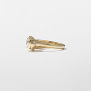 1.50- 3.50 CT Pear Lab Grown Diamond Solitaire Engagement Ring