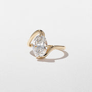 1.50- 3.50 CT Oval Lab Grown Diamond Unique Engagement Ring