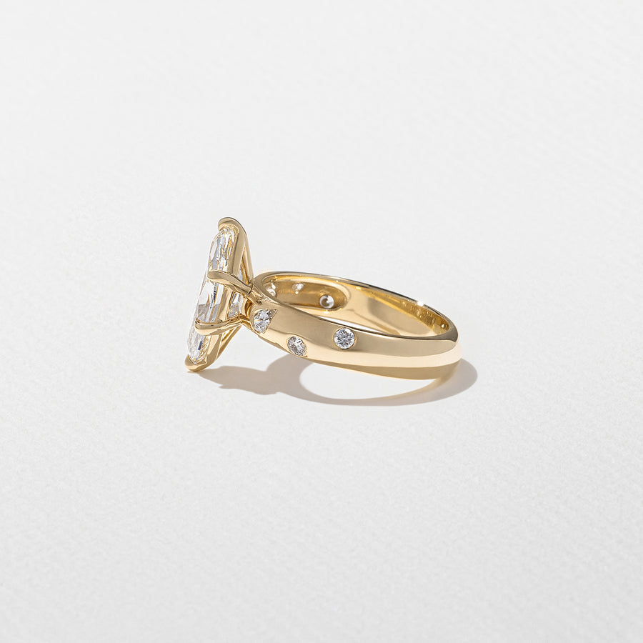 1.50- 3.50 CT Marquise Lab Grown Diamond Dainty Engagement Ring