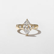 1.50- 3.50 CT Marquise Lab Grown Diamond Dainty Engagement Ring