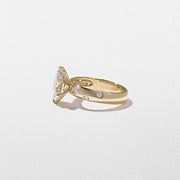 1.0- 3.0 CT Oval Lab Grown Diamond Dainty Engagement Ring