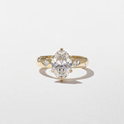 1.0- 3.0 CT Oval Lab Grown Diamond Dainty Engagement Ring