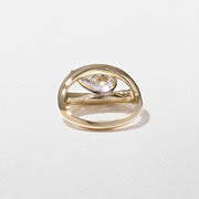 1.0- 3.0 CT Pear Lab Grown Diamond Solitaire Style Engagement Ring