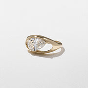 1.0- 3.0 CT Pear Lab Grown Diamond Solitaire Style Engagement Ring