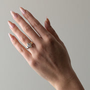 1.0- 3.0 CT Marquise Lab Grown Diamond Bezel Engagement Ring