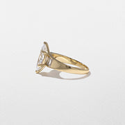 2.0- 4.0 CT Marquise Lab Grown Diamond Five Stone Engagement Ring